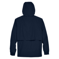 North End Men's Techno Lite Jacket, Midnight Navy, Back view
