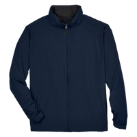 North End Men's Techno Lite Jacket, Midnight Navy, Front view