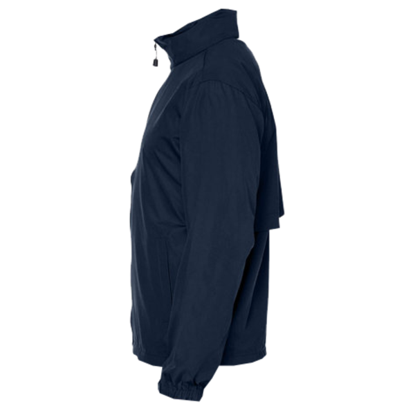 North End Men's Techno Lite Jacket, Midnight Navy, Left Sleeve view