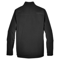 North End Men's Three Layer Fleece Bonded Shell Technical Jacket, Black, Back view