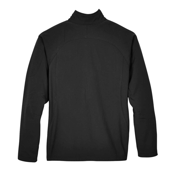 North End Women's 3-Layer Fleece Performance Soft Shell Jacket, Black, Back view