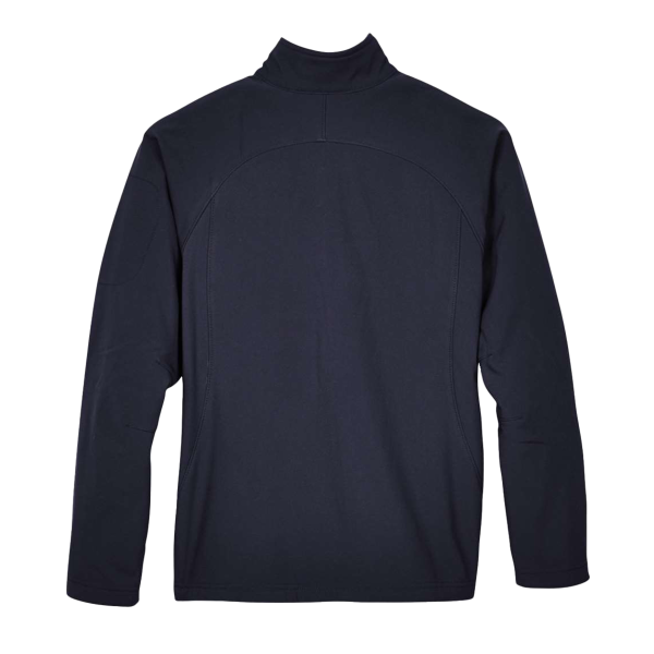 North End Women's 3-Layer Fleece Performance Soft Shell Jacket, Midnight Navy, Back view