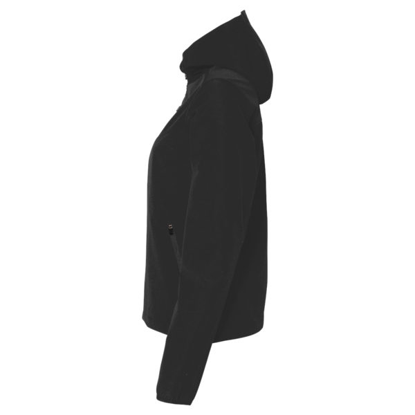 North End Women's Angle 3-in-1 Jacket with Bonded Fleece Liner, Black, Left Sleeve view
