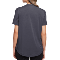 North End Women's JAQ Snap-Up Stretch Performance Polo, Carbon, Back view