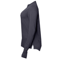 North End Women's JAQ Stretch Performance V-Neck Snap Pullover, Carbon, Left Sleeve view