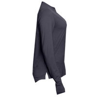 North End Women's JAQ Stretch Performance V-Neck Snap Pullover, Carbon, Right Sleeve view