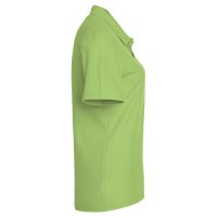 North End Women's Recycled Polyester Performance Pique Polo, Cactus Green, Right Sleeve view