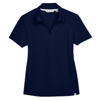 North End Women's Recycled Polyester Performance Pique Polo, Night, Front view