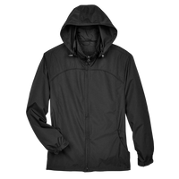 North End Women's Techno Lite Jacket, Black, Front view
