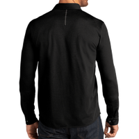 OGIO Code Stretch Long Sleeve Button Up, Blacktop, Back view