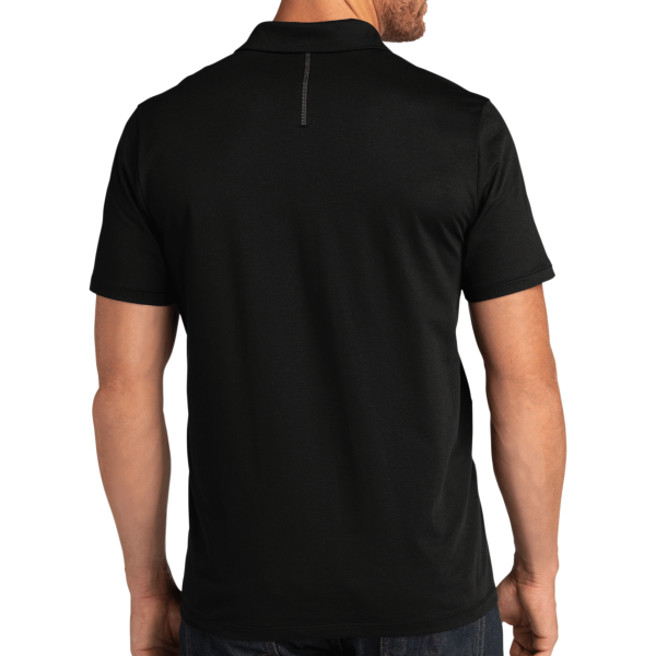 OGIO Code Stretch Polo, Blacktop, Back view