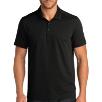 OGIO Code Stretch Polo, Blacktop, Front view