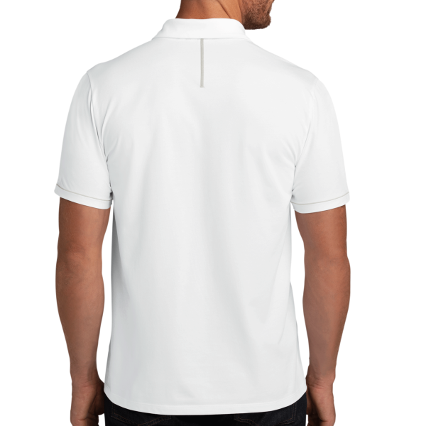 OGIO Code Stretch Polo, Bright White, Back view