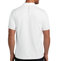 OGIO Code Stretch Polo, Bright White, Back view