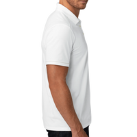 OGIO Code Stretch Polo, Bright White, Right Sleeve view