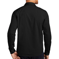 OGIO Commuter Woven Shirt, Blacktop, Back view