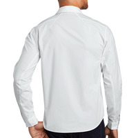OGIO Commuter Woven Shirt, White, Back view