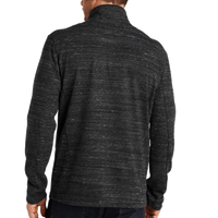 OGIO Flux 1/4 Zip, Blacktop Heather, Back view