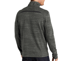 OGIO Flux 1/4 Zip, Tarmac Grey Heather, Back view