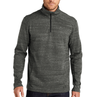 OGIO Flux 1/4 Zip, Tarmac Grey Heather, Front view