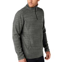 OGIO Flux 1/4 Zip, Tarmac Grey Heather, Right Sleeve view