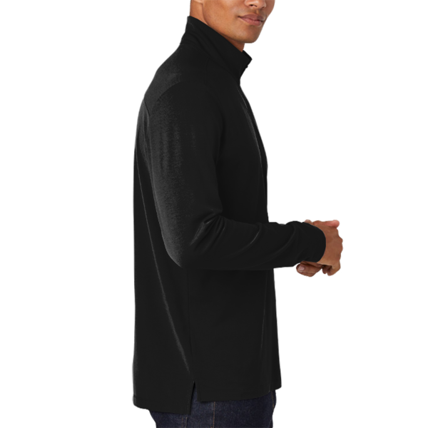 OGIO Limit 1/4 Zip, Blacktop, Right Sleeve view
