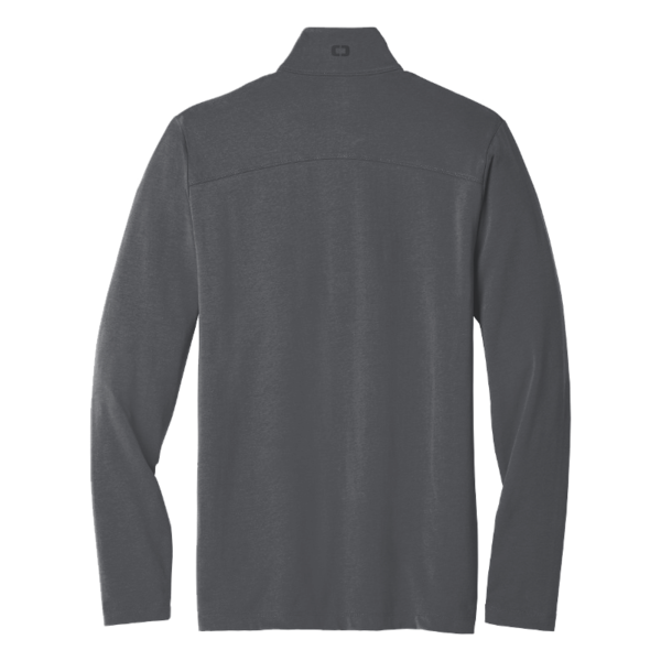 OGIO Limit 1/4 Zip, Diesel Grey, Back view