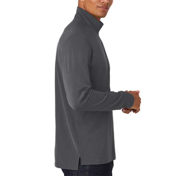 OGIO Limit 1/4 Zip, Diesel Grey, Right Sleeve view