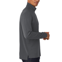 OGIO Limit 1/4 Zip, Diesel Grey, Right Sleeve view