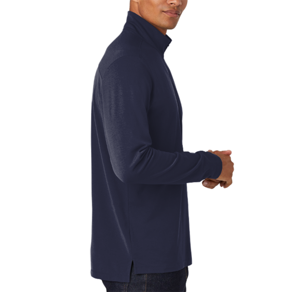 OGIO Limit 1/4 Zip, Navy, Right Sleeve view