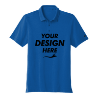 OGIO Limit Polo, Force Blue, Front view, Mockup