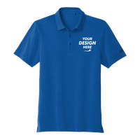 OGIO Limit Polo, Force Blue, Front view, Mockup