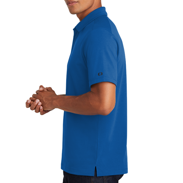 OGIO Limit Polo, Force Blue, Left Sleeve view