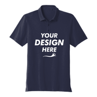 OGIO Limit Polo, Navy, Front view, Mockup