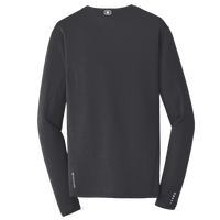 OGIO Long Sleeve Pulse Crew, Blacktop, Back view