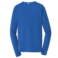 OGIO Long Sleeve Pulse Crew, Electric Blue, Back view
