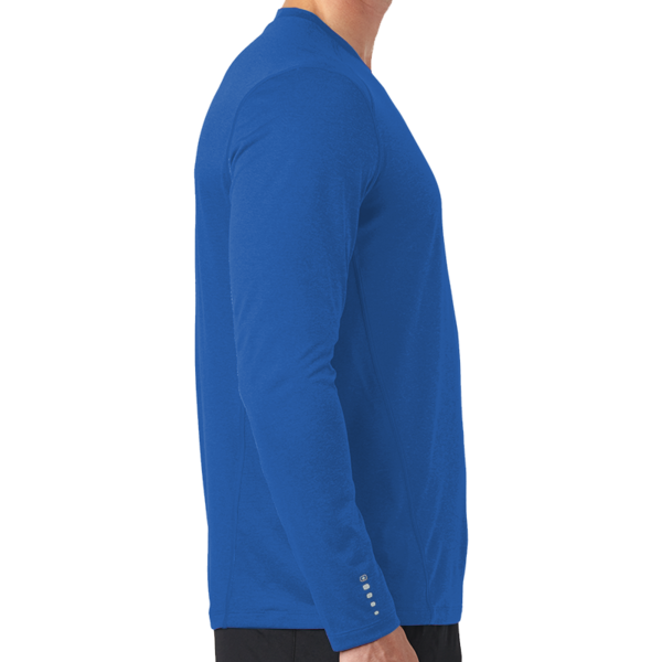 OGIO Long Sleeve Pulse Crew, Electric Blue, Right view
