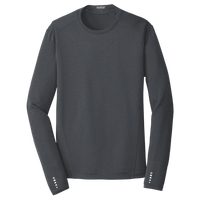 OGIO Long Sleeve Pulse Crew, Gear Grey, Front view