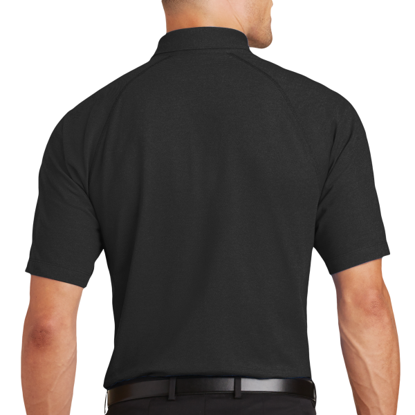 OGIO Onyx Polo, Blacktop, Back view
