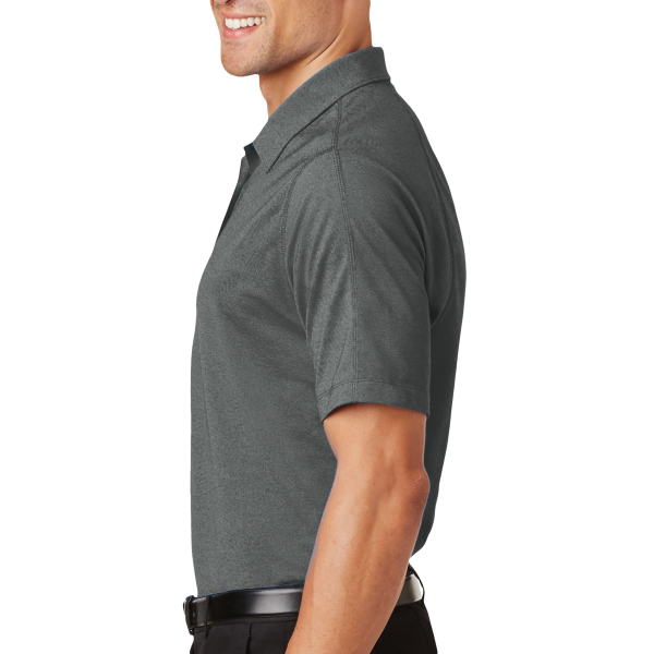 OGIO Onyx Polo, Petrol Grey, Left side view