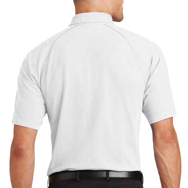 OGIO Onyx Polo, White, Back view