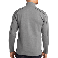 OGIO Transition 1/4 Zip, Petrol Grey Heather, Back view