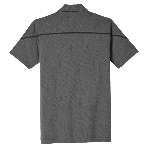OGIO Tread Polo, Blacktop Heather, Back view