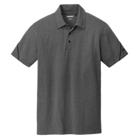 OGIO Tread Polo, Blacktop Heather, Front view
