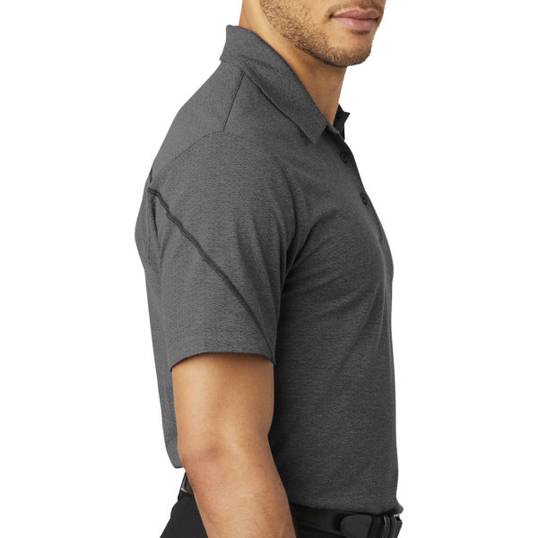 OGIO Tread Polo, Blacktop Heather, Right Sleeve view