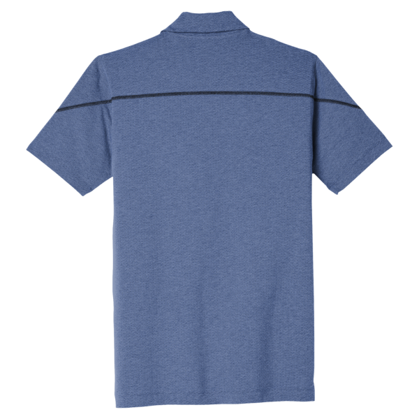 OGIO Tread Polo, Blue Heather, Back view