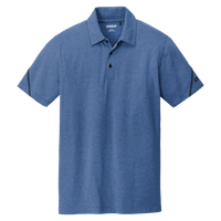 OGIO Tread Polo, Blue Heather, Front view