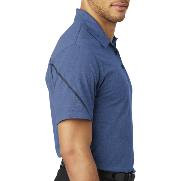 OGIO Tread Polo, Blue Heather, Right Sleeve view