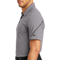 OGIO Tread Polo, Grey Heather, Left Sleeve view