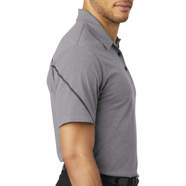 OGIO Tread Polo, Grey Heather, Right Sleeve view